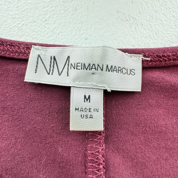 Neiman Marcus Twist Front Long Sleeve Blouse Size Medium - Picture 6 of 8